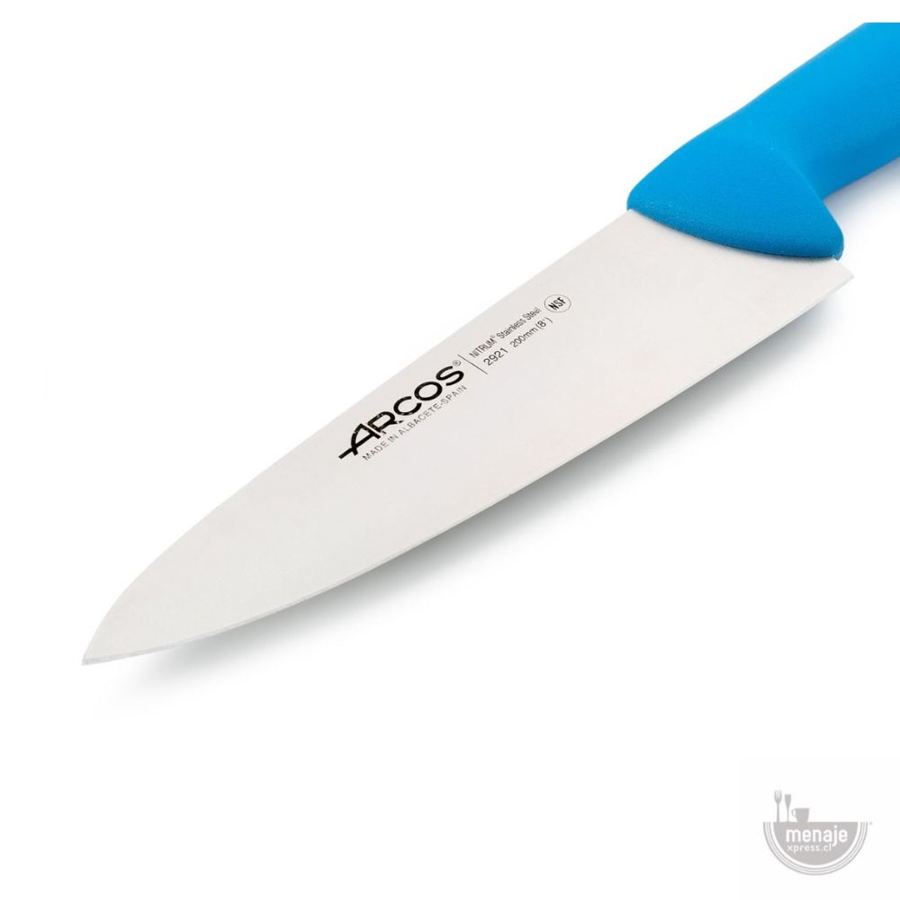 CUCHILLO COCINERO 20 CM MANGO AZUL ARCOS 2